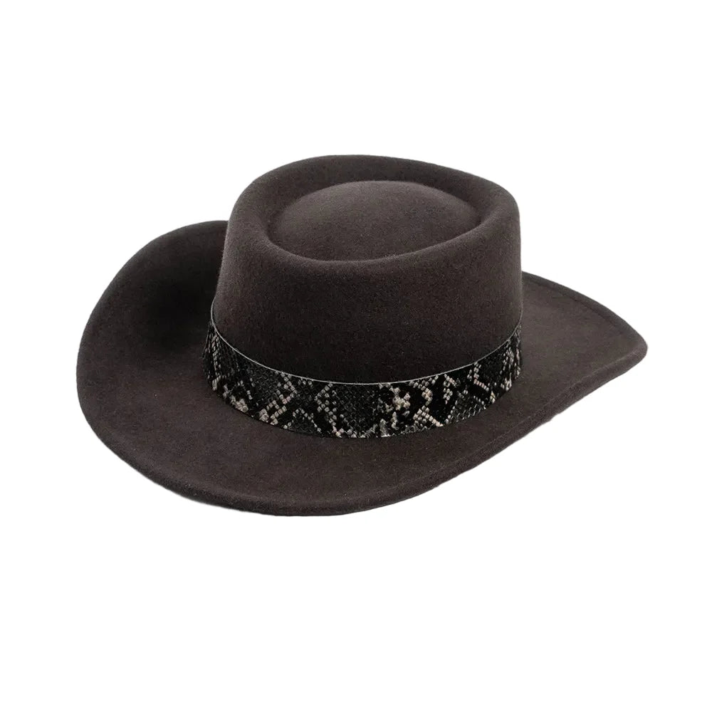 Chevalier Wool Cowboy Porkpie Hat