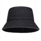 Chicago Plain Denim Bucket Hat