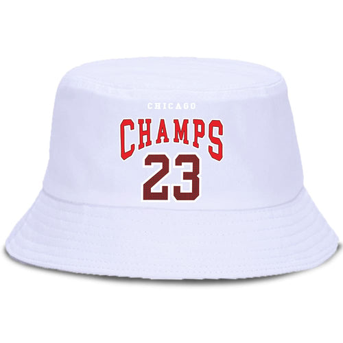 White Bucket Hat Lightweight Cotton Wide Brim