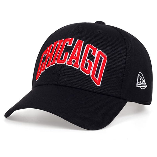 Black Chicago Baseball Cap