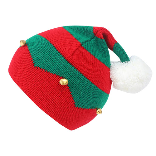 Green and red Christmas Elf Beanie