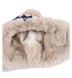 Christmas Winter Knitted Pom Pom Fur Bomber Hat