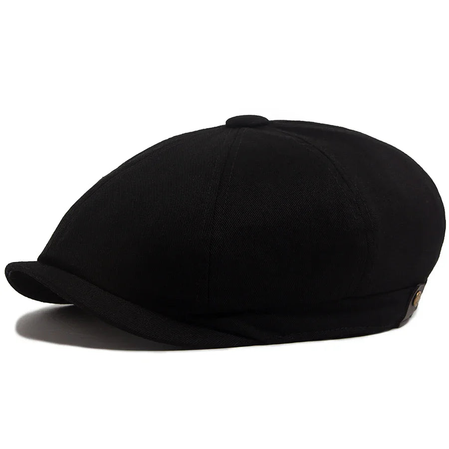 Clarke Vintage Cotton Newsboy Cap