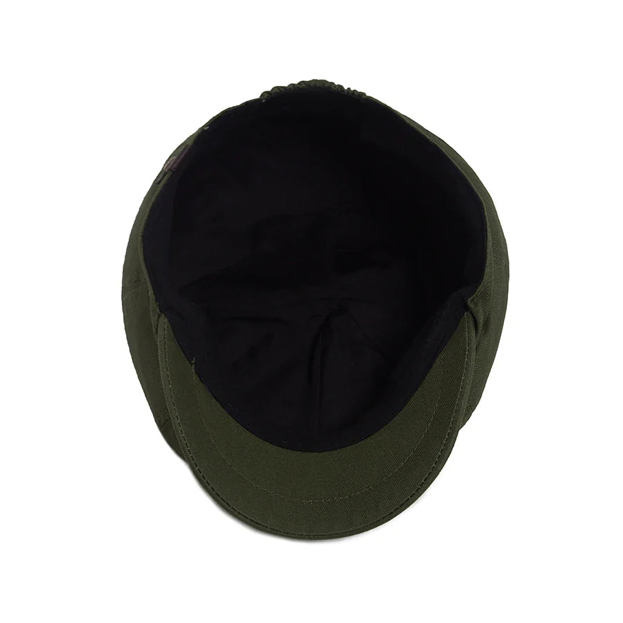 Clarke Vintage Cotton Newsboy Cap