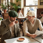 Clarke Vintage Cotton Newsboy Cap