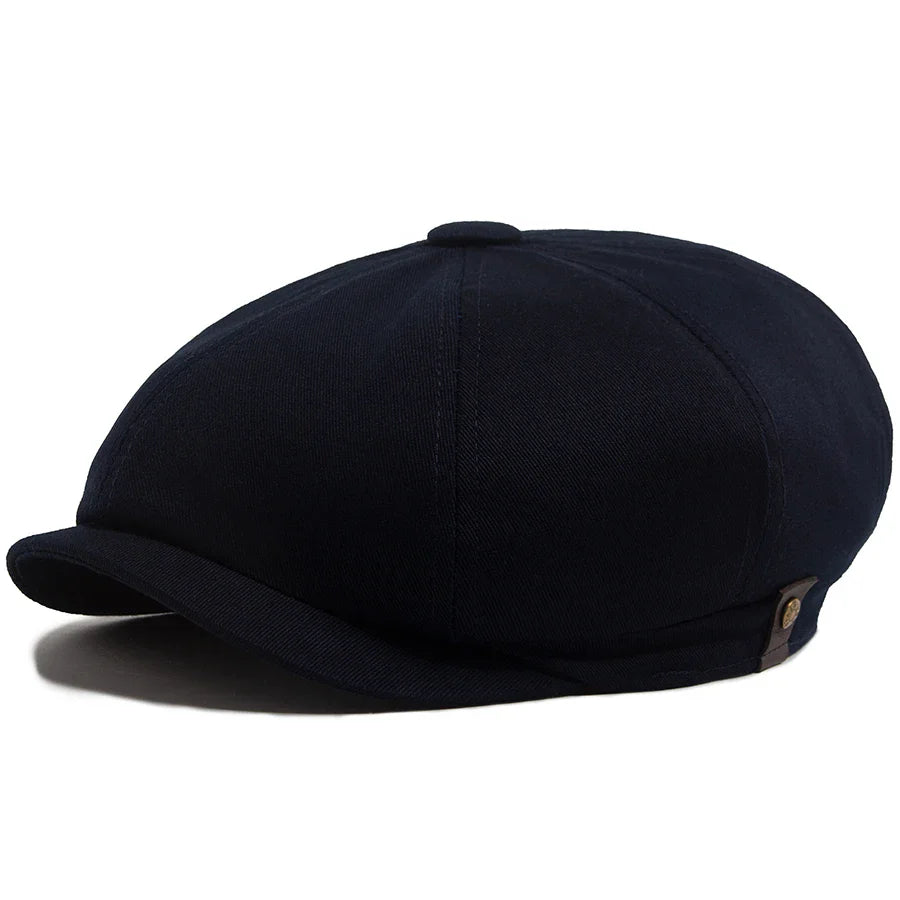 Clarke Vintage Cotton Newsboy Cap