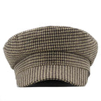 Classic Houndstooth Sailor Cap