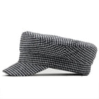 Classic Houndstooth Sailor Cap