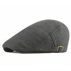 Classic Plain Cotton Flat Cap