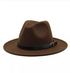 Classic Plain Felt Fedora Hat