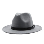 Classic Plain Felt Fedora Hat