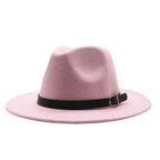 Classic Plain Felt Fedora Hat