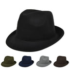 Classic Plain Felt Trilby Hat
