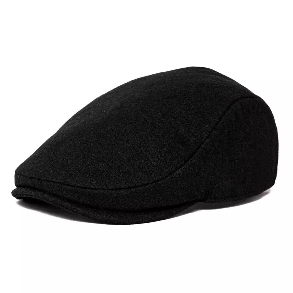 Clifton Flecked Wool Flat Cap