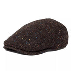 Clifton Flecked Wool Flat Cap