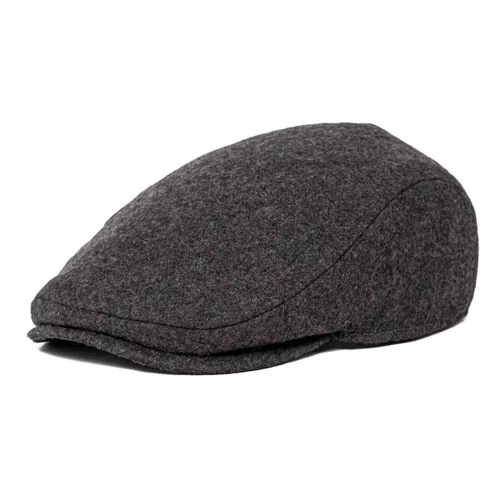 Clifton Flecked Wool Flat Cap
