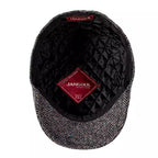Clifton Flecked Wool Flat Cap