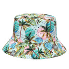 Coconut Tree Reversible Bucket Hat