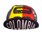 Colombia Black Cycling Cap