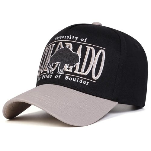 Black Colorado University Baseball Cap
