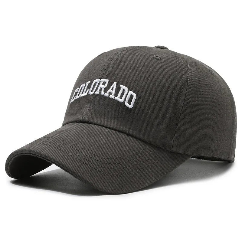 Gray Vintage Baseball Cap