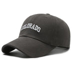 Gray Vintage Baseball Cap