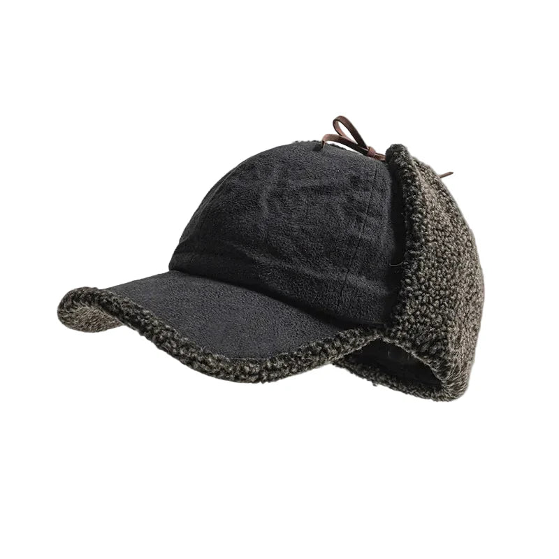 Colorado Winter Fur Earflaps Baseball Cap