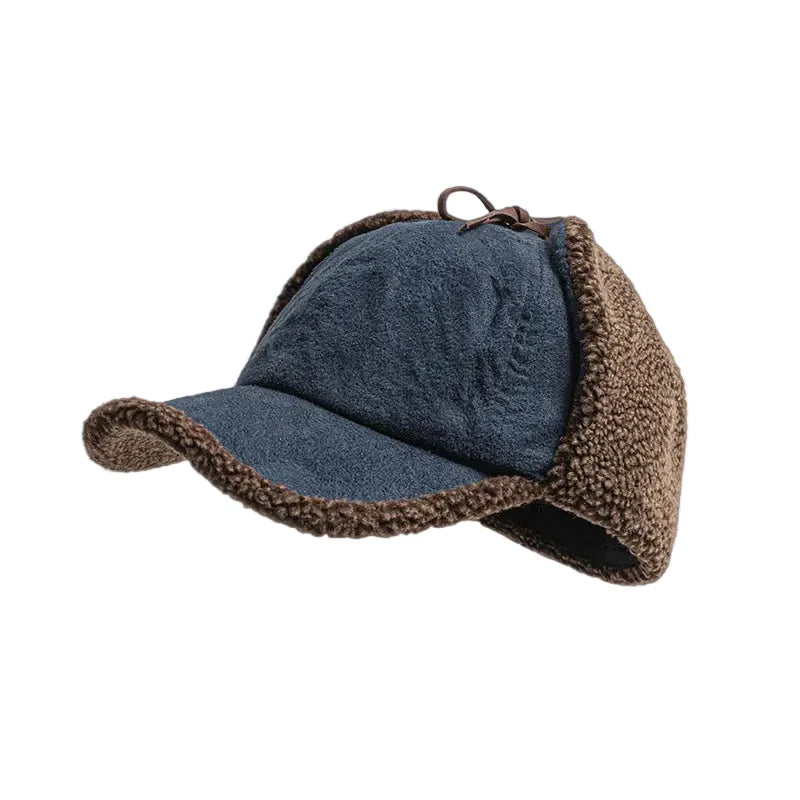 Colorado Winter Fur Earflaps Baseball Cap