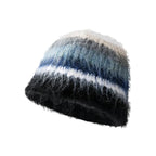 Colorful Gradient Furry Beanie