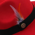 Coltrane Feather Fedora Hat