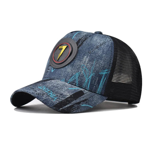 Blue Baseball Trucker Cap
