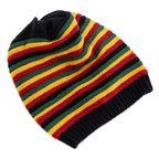 Coraline Slouchy Striped Knitted Beanie