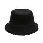 Corduroy Lamb Fur Bucket Hat