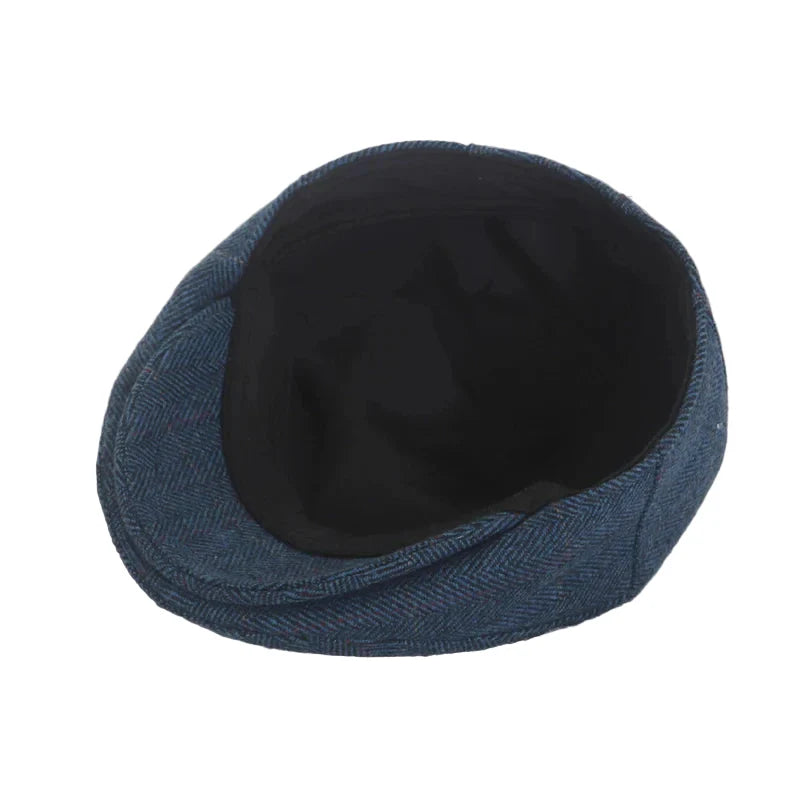 Cork Kids Herringbone Wool Flat Cap