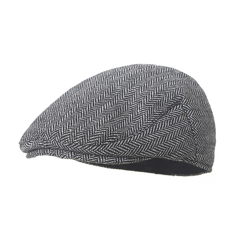 Cork Kids Herringbone Wool Flat Cap