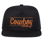 Cowboy Typeshit Trucker Snapback Cap