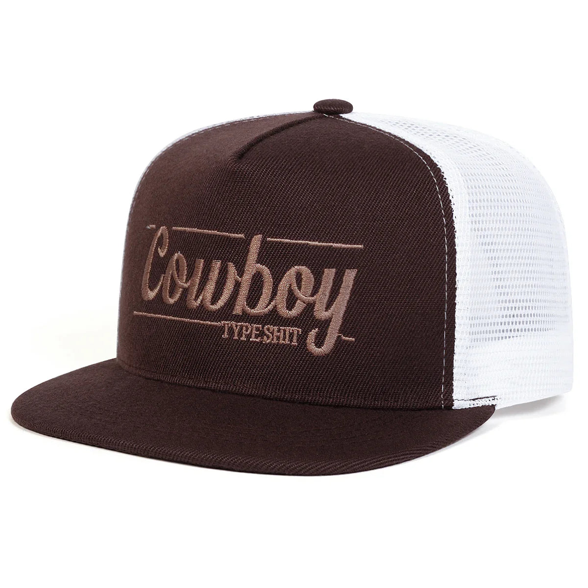 Cowboy Typeshit Trucker Snapback Cap