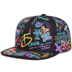 Create Graffiti Print Snapback Cap