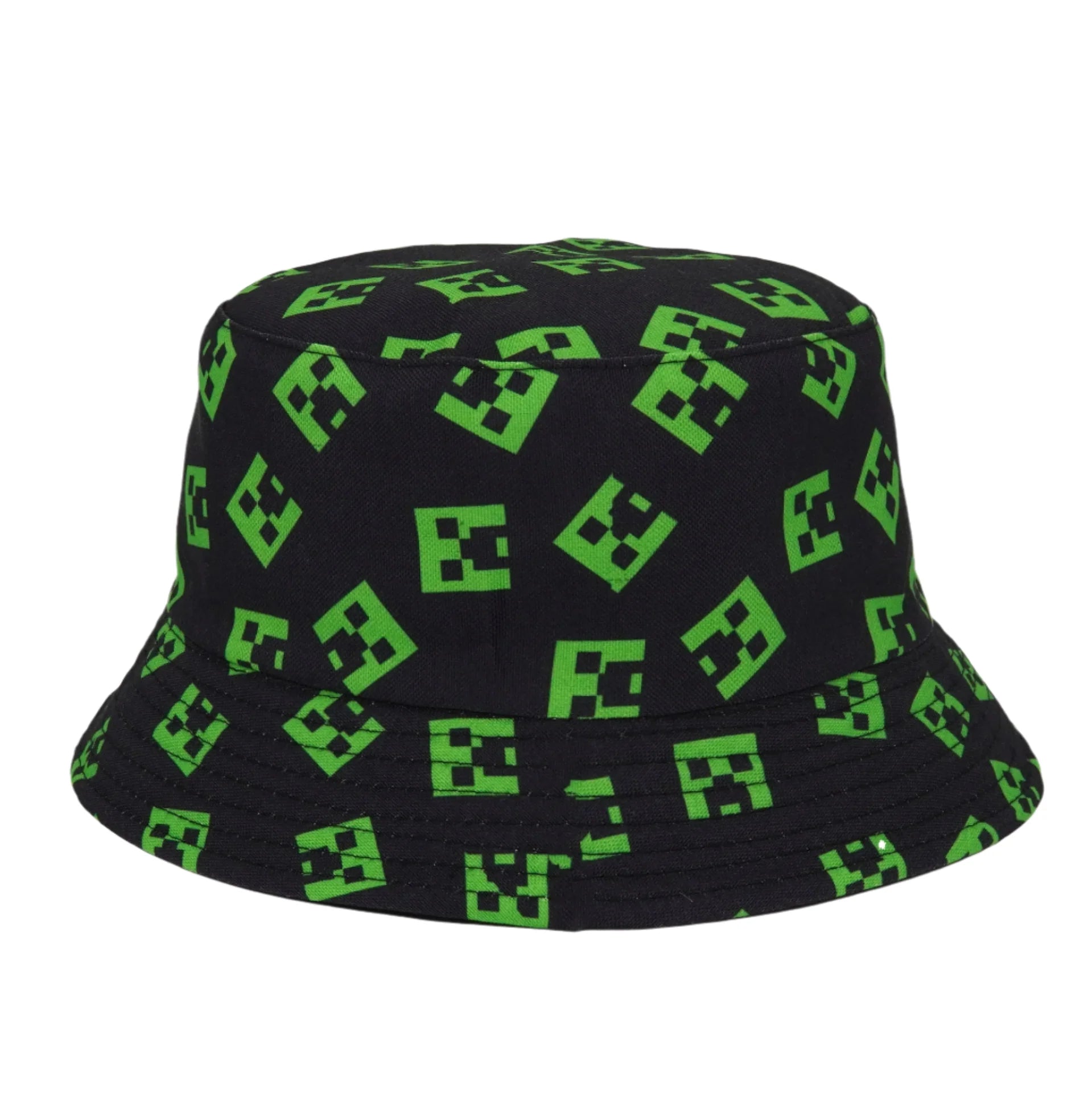 Creeper Minecraft Reversible Bucket Hat