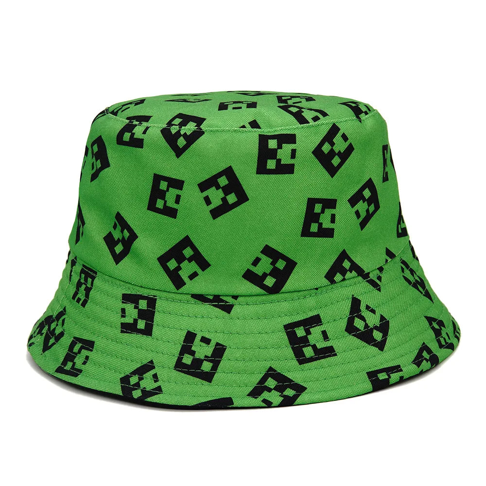 Creeper Minecraft Reversible Bucket Hat