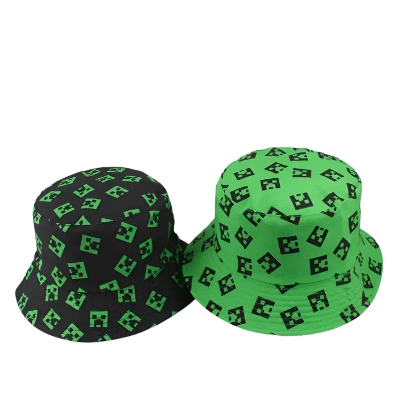 Creeper Minecraft Reversible Bucket Hat