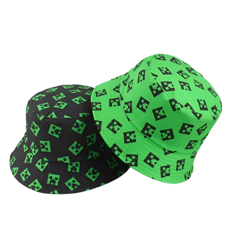 Creeper Minecraft Reversible Bucket Hat