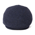 Croix Herringbone Wool Flat Cap