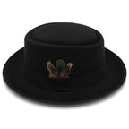 Crosby Feathers Wool Porkpie Hat