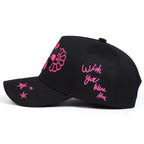Crying Flowers Gothic Baseball Cap