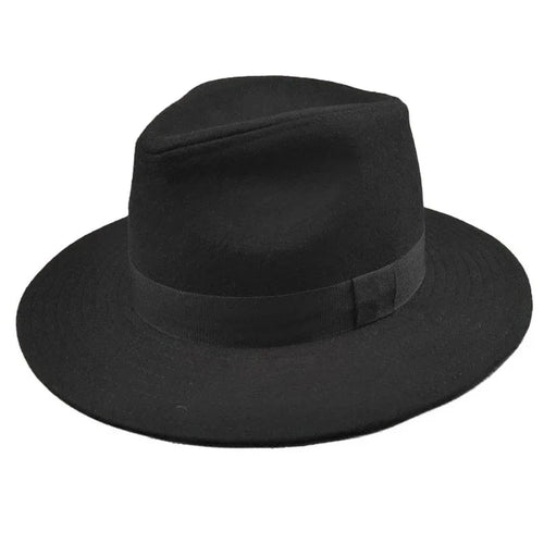 Black Wool Fedora