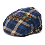 Cute Kids Tartan Flat Cap
