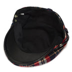 Cute Kids Tartan Flat Cap