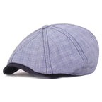 D&T Plaid Cotton Newswoy Cap