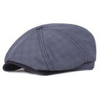 D&T Plaid Cotton Newswoy Cap